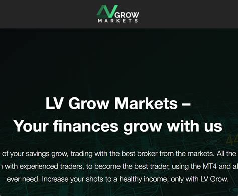 LV Grow Markets Review – is lvgrowmarkets.com scam or good f